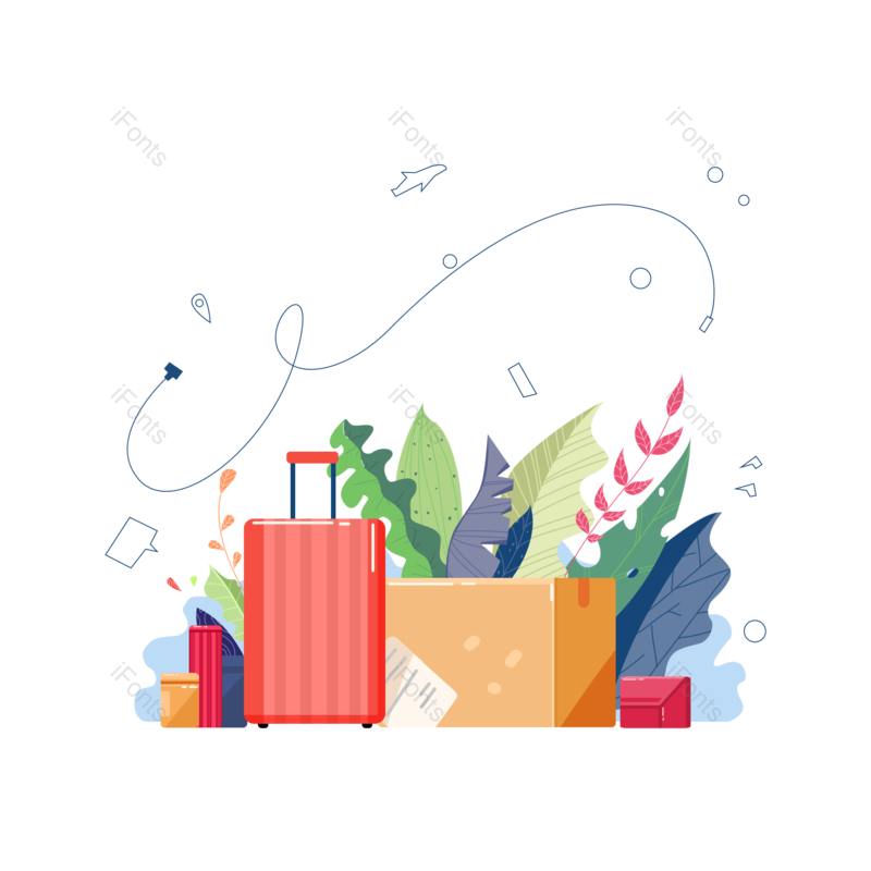 装饰图片,素材元素,春游PNG,旅行免抠素材